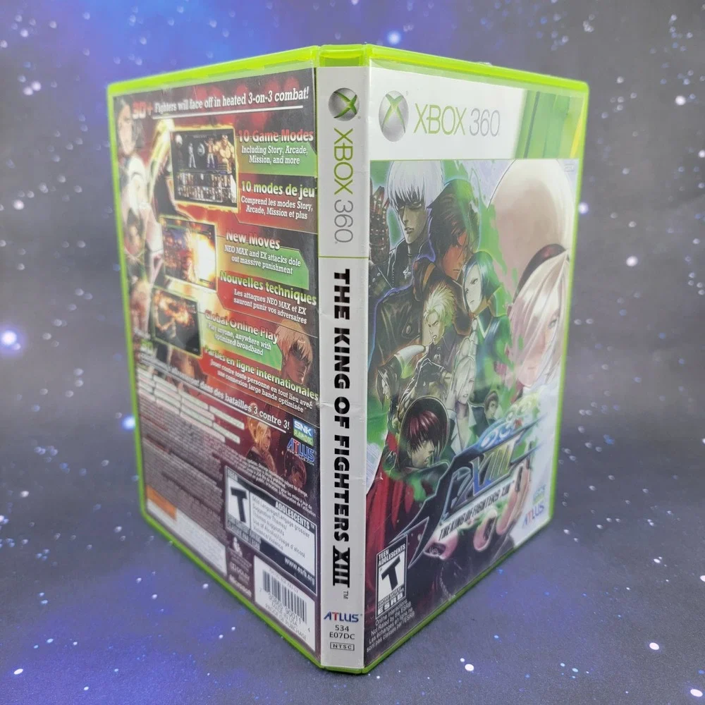 The King of Fighters XIII Xbox 360 SNK Atlus Fighting Game KOF XIII With Manual